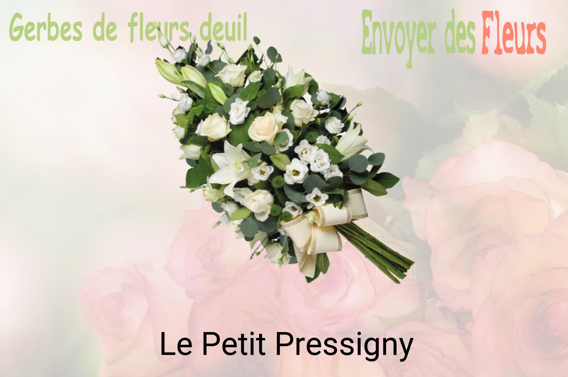 Gerbe de fleurs de deuil livrée à Le Petit-Pressigny